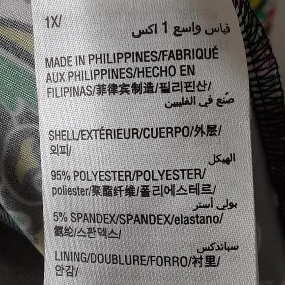 NWT INC International 1X Paisley Maxi Dress - Picture 7 of 12